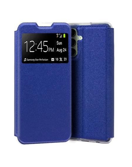 Funda COOL Flip Cover para Samsung A145 Galaxy A14 / A14 5G Liso Azul