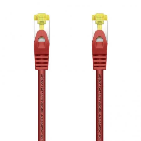 Cable de Red RJ45 SFTP Aisens A146-0469 Cat.7/ 50cm/ Rojo - Imagen 1