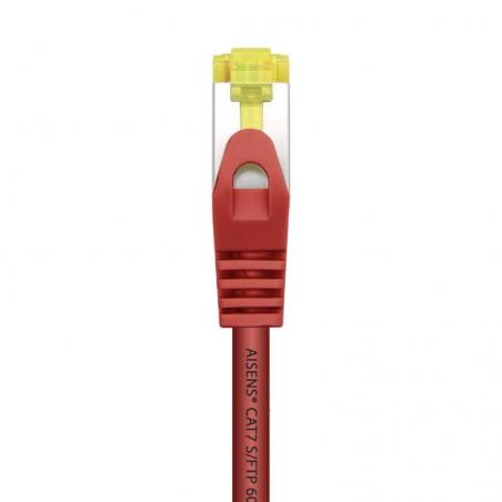 Cable de Red RJ45 SFTP Aisens A146-0469 Cat.7/ 50cm/ Rojo - Imagen 2