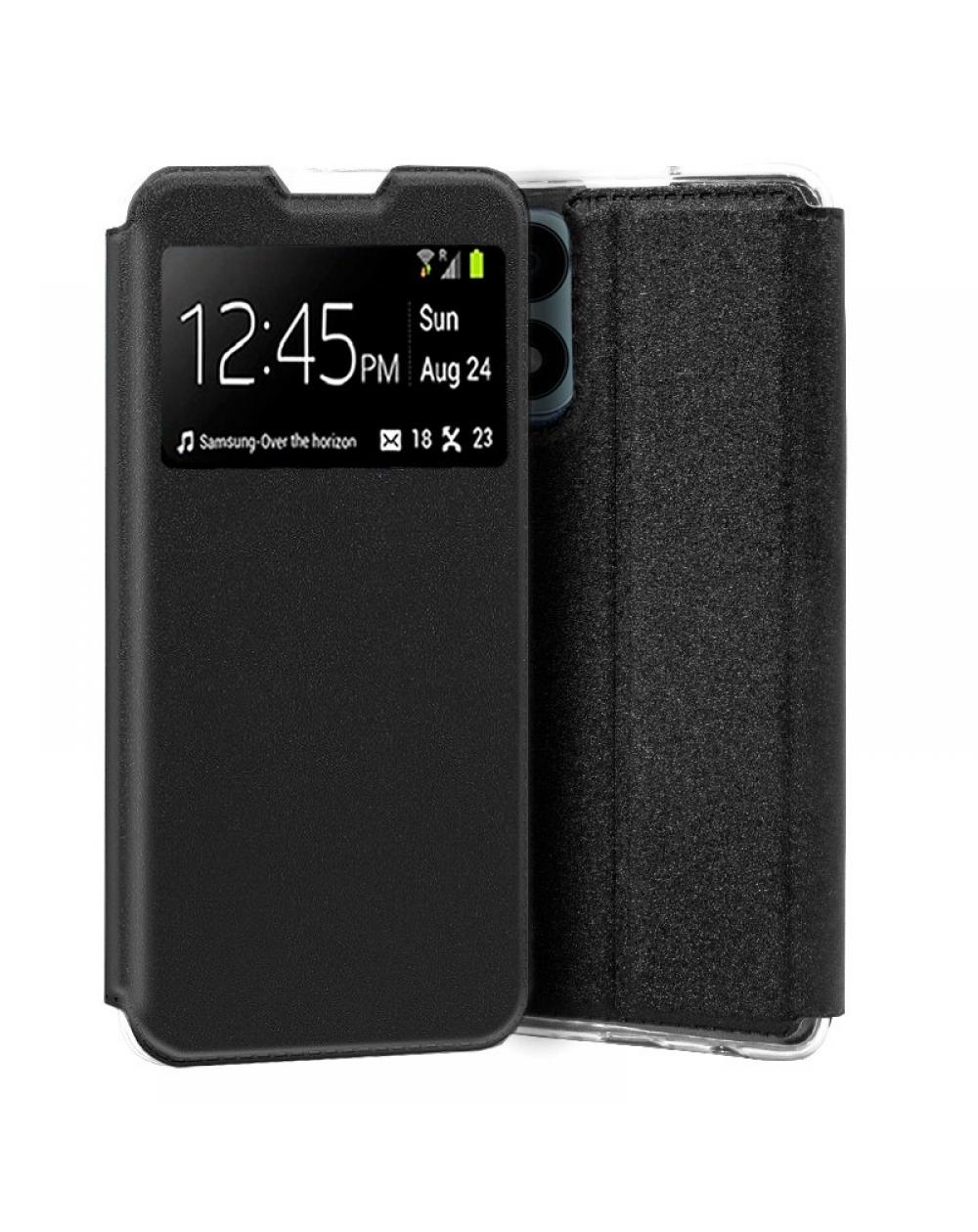Funda COOL Flip Cover para Huawei Honor X8A Liso Negro