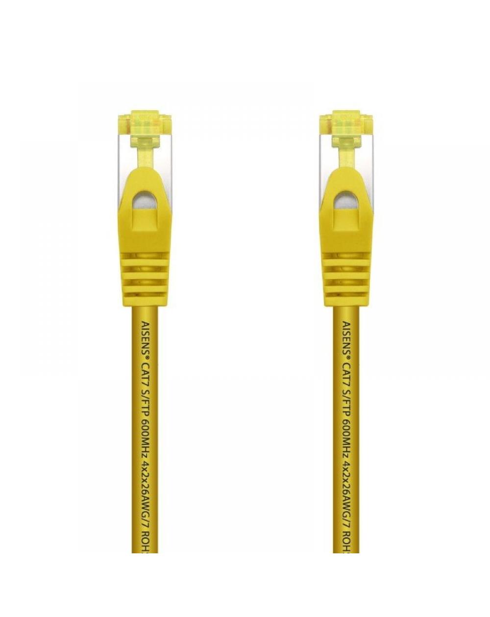 Cable de Red RJ45 SFTP Aisens A146-0475 Cat.7/ 2m/ Amarillo - Imagen 1