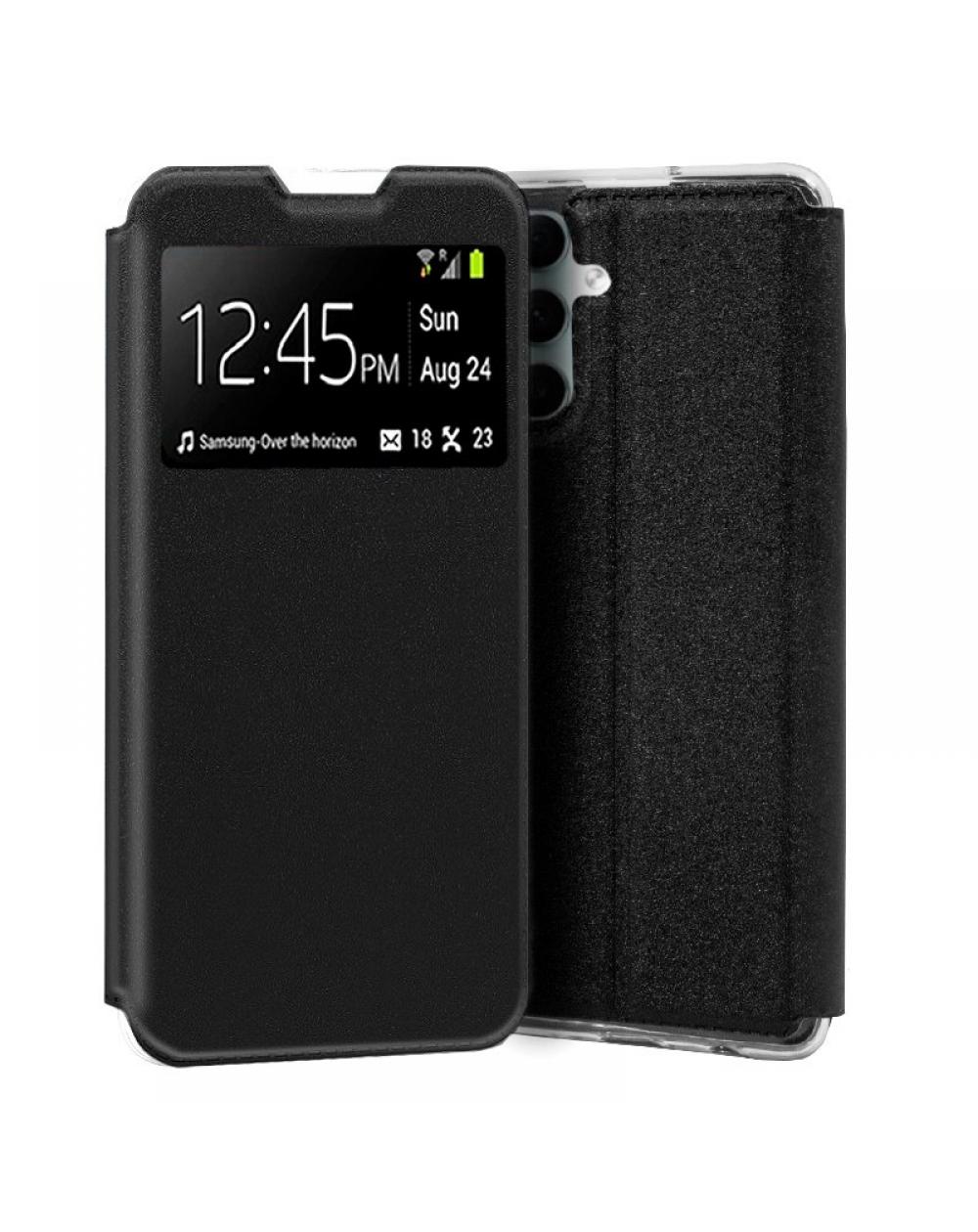 Funda COOL Flip Cover para Samsung A346 Galaxy A34 5G Liso Negro