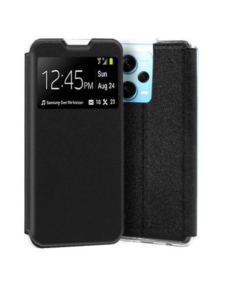 Funda COOL Flip Cover para Xiaomi Redmi Note 12 Pro Plus 5G Liso Negro