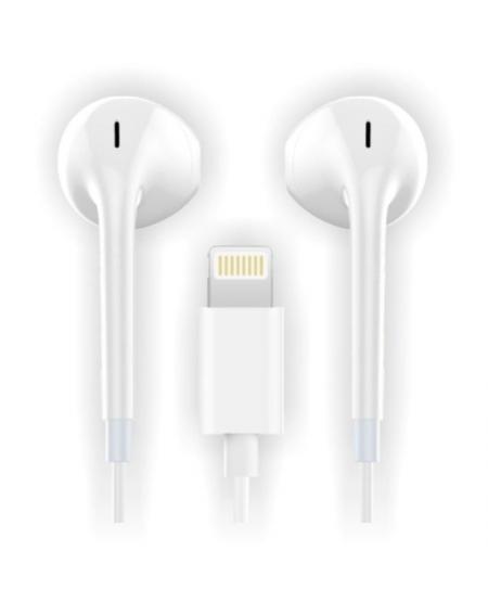 Auriculares Tech One Tech earTECH HIP TEC1201/ con Micrófono/ Lightning/ Blancos