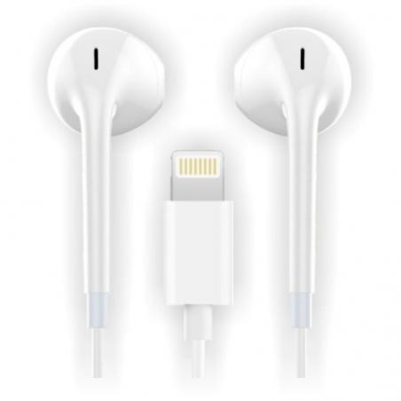 Auriculares Tech One Tech earTECH HIP TEC1201/ con Micrófono/ Lightning/ Blancos