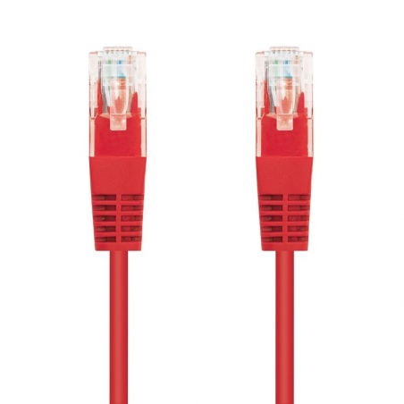 Cable de Red RJ45 UTP Nanocable 10.20.0402-R Cat.6/ 2m/ Rojo