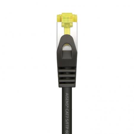 Cable de Red RJ45 SFTP Aisens A146-0485 Cat.7/ 50cm/ Negro - Imagen 2