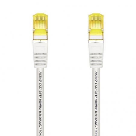 Cable de Red RJ45 SFTP Aisens A146-0489 Cat.7/ 50cm/ Blanco - Imagen 3