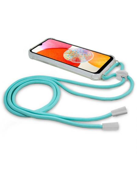 Carcasa COOL para Samsung A145 Galaxy A14 / A14 5G Cordón Celeste