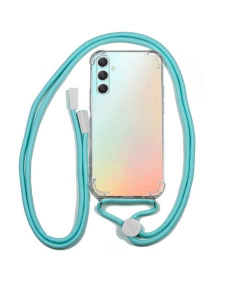 Carcasa COOL para Samsung A346 Galaxy A34 5G Cordón Celeste