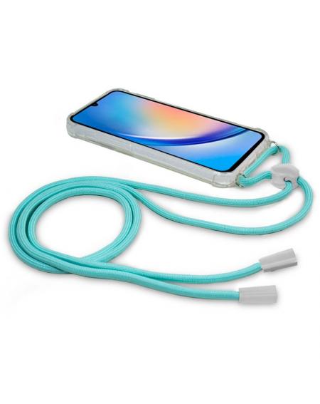 Carcasa COOL para Samsung A346 Galaxy A34 5G Cordón Celeste