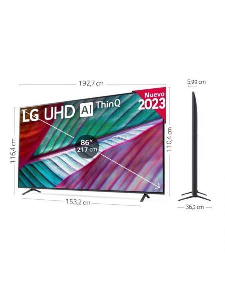 Televisor LG UHD 86UR78006LB 86'/ Ultra HD 4K/ Smart TV/ WiFi