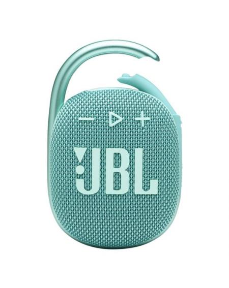 Altavoz con Bluetooth JBL Clip 4/ 5W/ 1.0/ Verde Azulado