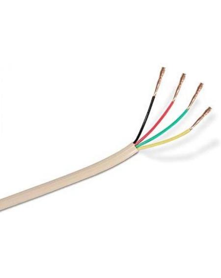 Bobina de Cable de Teléfono 4C Nanocable 10.32.1002-OEM/ 100m/ Beige - Imagen 3