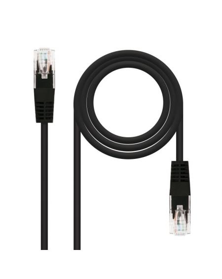 Cable de Red RJ45 UTP Nanocable 10.20.0100-BK Cat.5e/ 50cm/ Negro - Imagen 2