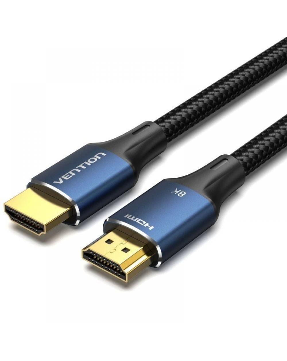 Cable HDMI 2.1 8K Vention ALGLH/ HDMI Macho - HDMI Macho/ 2m/ Azul