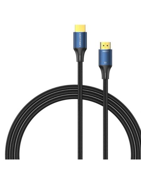 Cable HDMI 2.1 8K Vention ALGLH/ HDMI Macho - HDMI Macho/ 2m/ Azul