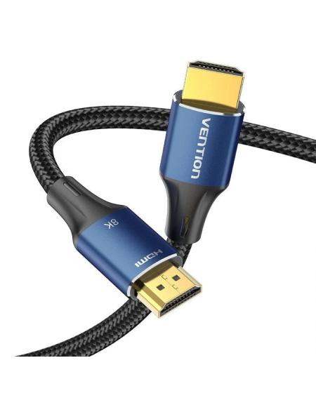 Cable HDMI 2.1 8K Vention ALGLH/ HDMI Macho - HDMI Macho/ 2m/ Azul