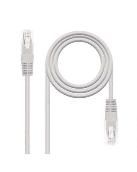 Cable de Red RJ45 UTP Nanocable 10.20.0100-L30 Cat.5e/ 30cm/ Gris - Imagen 2