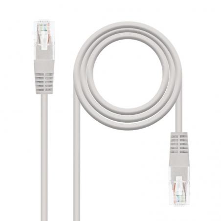 Cable de Red RJ45 UTP Nanocable 10.20.0100-L30 Cat.5e/ 30cm/ Gris - Imagen 2