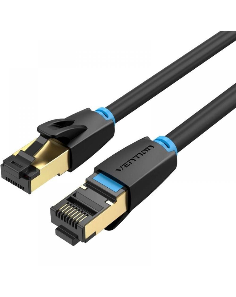 Cable de Red RJ45 SFTP Vention IKABG Cat.8/ 1.5m/ Negro