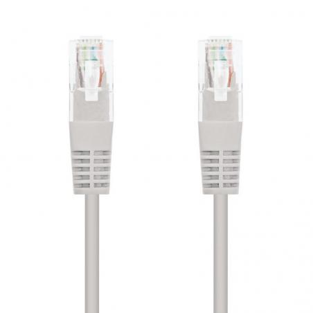 Cable de Red RJ45 UTP Nanocable 10.20.0100-L30 Cat.5e/ 30cm/ Gris - Imagen 3