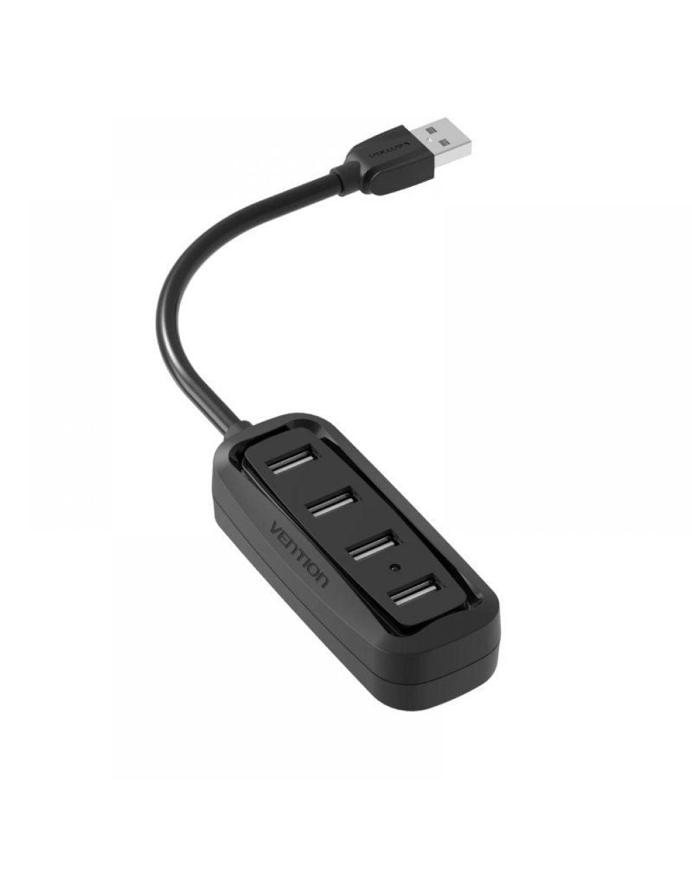 Hub USB Vention VAS-J43-B015/ 4xUSB/ 15cm