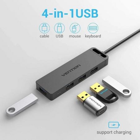 Hub USB 3.0 Vention CHLBB/ 4xUSB