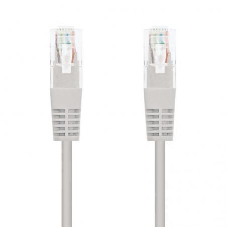 Cable de Red RJ45 UTP Nanocable 10.20.0101-L150 Cat.5e/ 1.5m/ Gris - Imagen 1