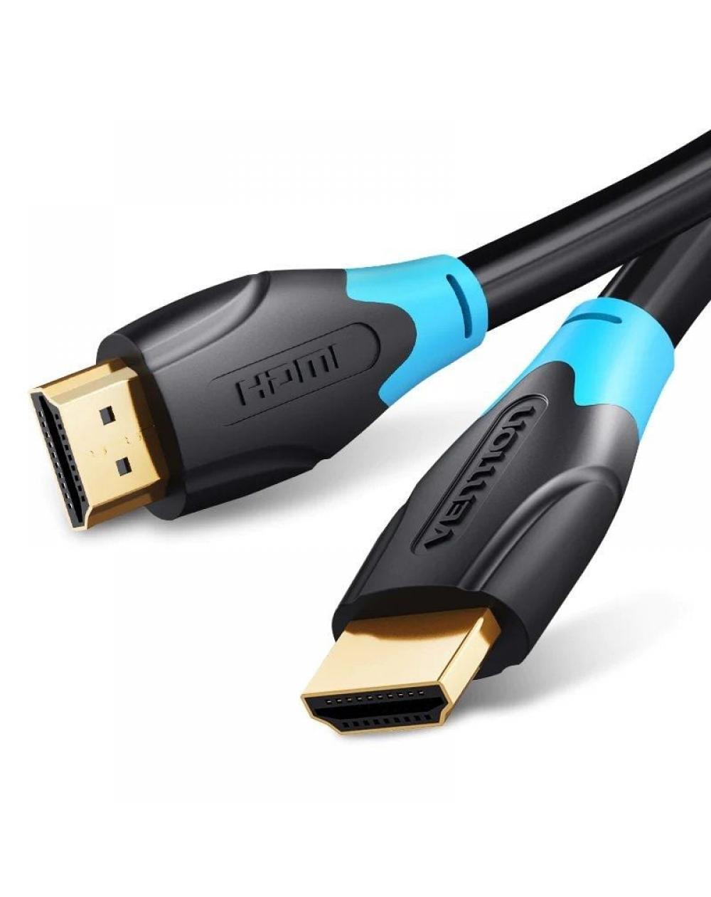 Cable HDMI 2.0 4K Vention AACBJ/ HDMI Macho - HDMI Macho/ 5m/ Negro