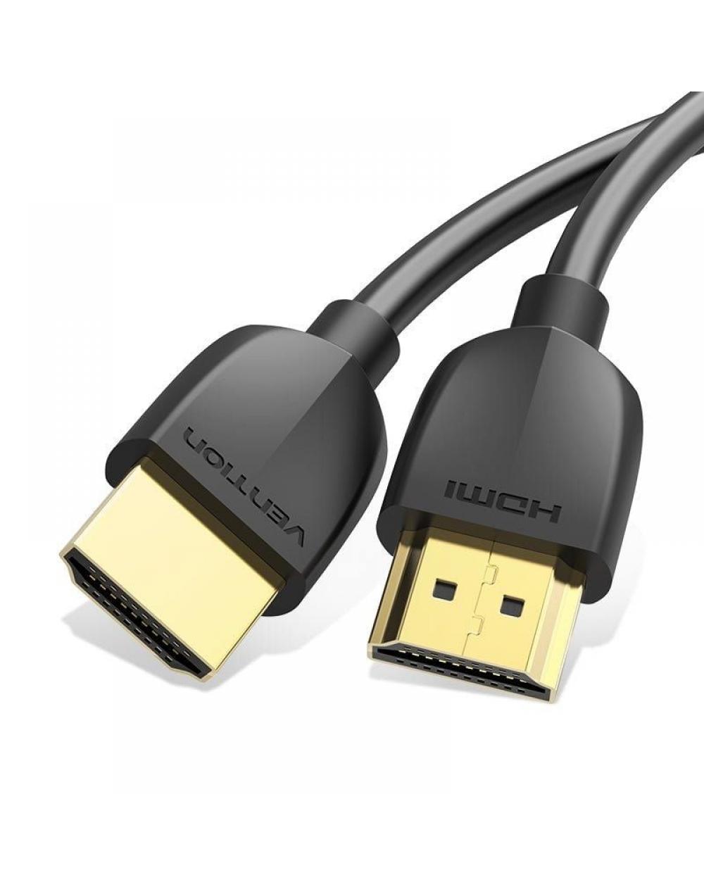 Cable HDMI 2.0 4K Portatil Vention AAIBG/ HDMI Macho - HDMI Macho/ 1,5m/ Negro