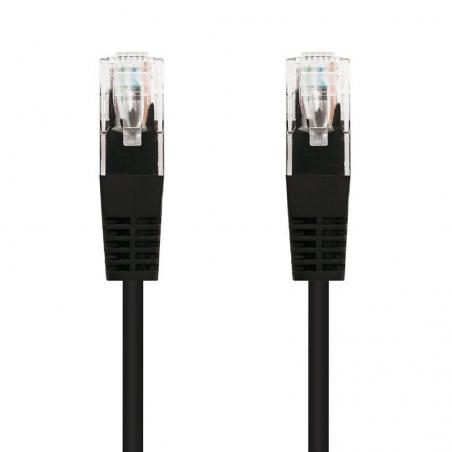 Cable de Red RJ45 UTP Nanocable 10.20.0102-BK Cat.5e/ 2m/ Negro - Imagen 1