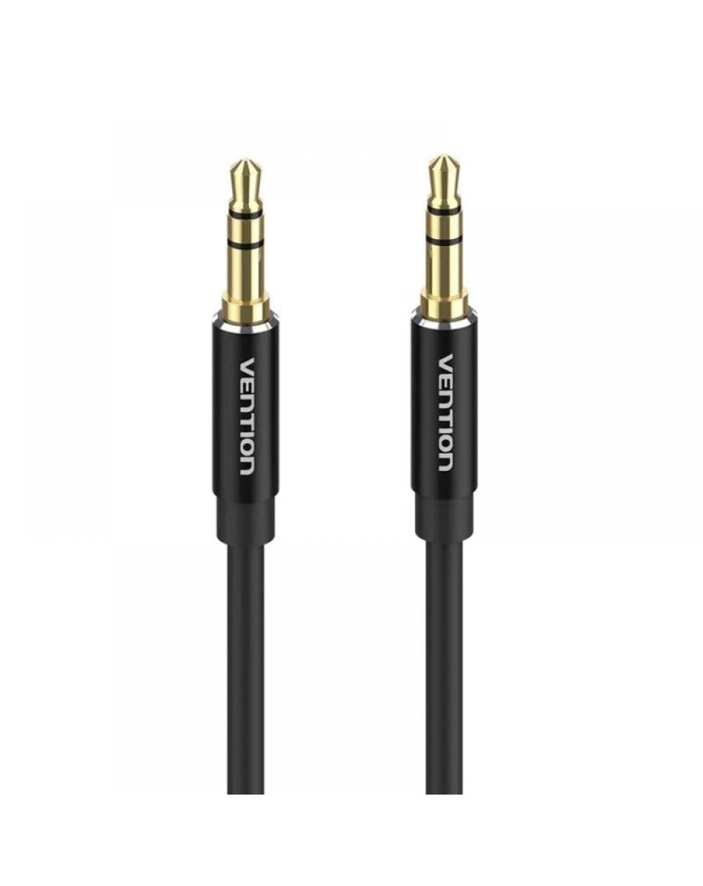 Cable Estéreo Vention BAXBD/ Jack 3.5 Macho - Jack 3.5 Macho/ 50cm/ Negro