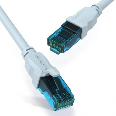 Cable de Red RJ45 UTP Vention VAP-A10-S1000 Cat.5e/ 10m/ Azul y Negro