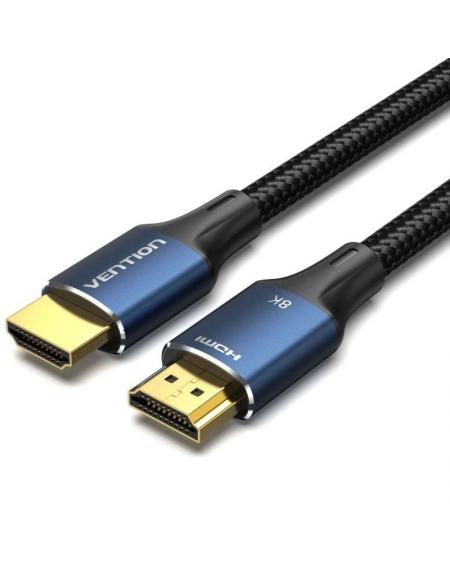 Cable HDMI 2.1 8K Vention ALGLG/ HDMI Macho - HDMI Macho/ 1,5m/ Azul