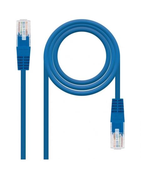 Cable de Red RJ45 UTP Nanocable 10.20.0400-BL Cat.6/ 50cm/ Azul - Imagen 2