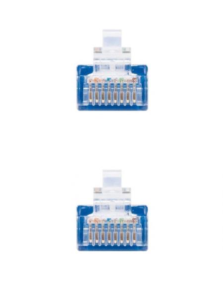 Cable de Red RJ45 UTP Nanocable 10.20.0400-BL Cat.6/ 50cm/ Azul - Imagen 3