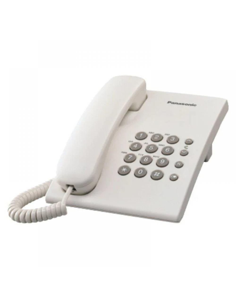 Teléfono Sobremesa Panasonic KX-TS500EXW/ Blanco