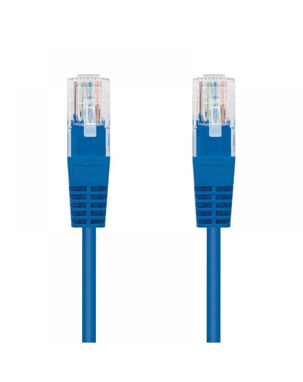 Cable de Red RJ45 UTP Nanocable 10.20.0400-L25-BL Cat.6/ 25cm/ Azul - Imagen 1