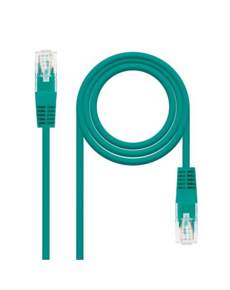 Cable de Red RJ45 UTP Nanocable 10.20.0400-L25-GR Cat.6/ 25cm/ Verde - Imagen 2