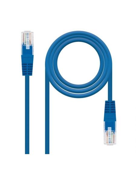 Cable de Red RJ45 UTP Nanocable 10.20.0400-L30 Cat.6/ 30cm/ Azul - Imagen 1