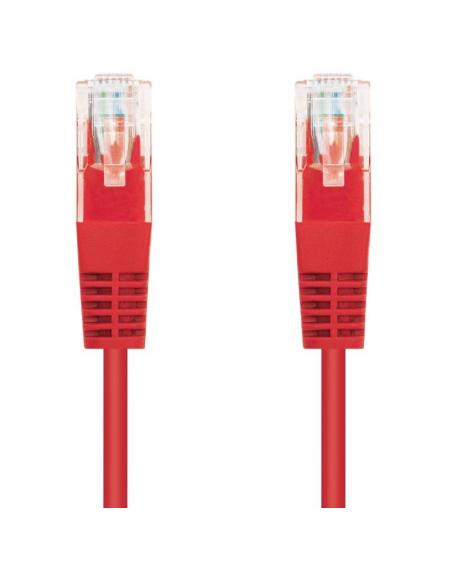 Cable de Red RJ45 UTP Nanocable 10.20.0400-L30 Cat.6/ 30cm/ Rojo - Imagen 2