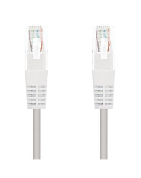 Cable de Red RJ45 UTP Nanocable 10.20.0400-L30 Cat.6/ 30cm/ Blanco - Imagen 2