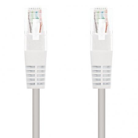 Cable de Red RJ45 UTP Nanocable 10.20.0400-L30 Cat.6/ 30cm/ Blanco - Imagen 2