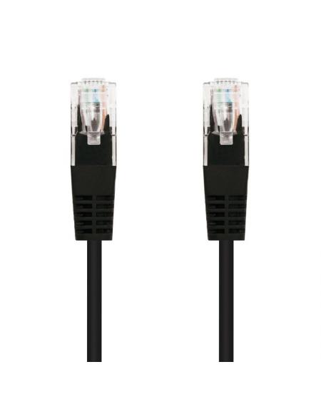 Cable de Red RJ45 UTP Nanocable 10.20.0401-BK/ Cat.6/ 1m/ Negro - Imagen 2