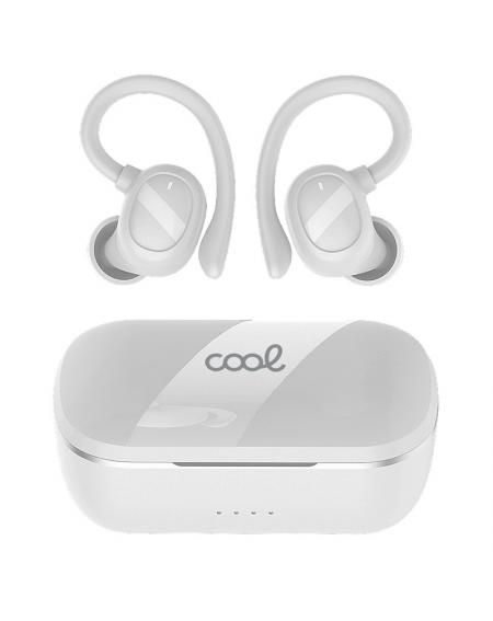 Auriculares Stereo Bluetooth Dual Pod Earbuds Inalámbricos COOL Fit Sport Blanco
