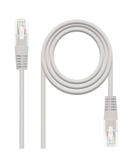 Cable de Red RJ45 UTP Nanocable 10.20.0401-L150 Cat.6A/ 1.5m/ Gris - Imagen 1