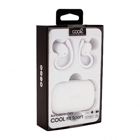 Auriculares Stereo Bluetooth Earbuds Inalámbricos COOL Fit Sport Blanco