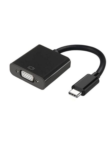 Cable Conversor USB Tipo-C Aisens A109-0347/ USB Tipo-C - VGA Hembra