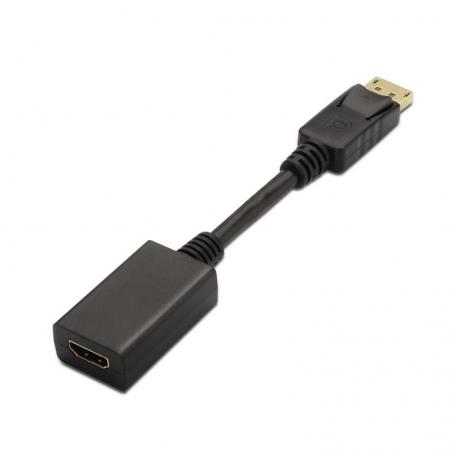 Cable Conversor Aisens A125-0134/ Displayport Macho - HDMI Hembra